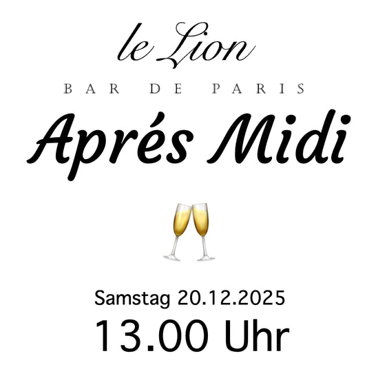 Samstag, 20.12.2025: Aprés Midi - Samstags Champagnerlaune im Pine Room - Mehrzweckgutschein